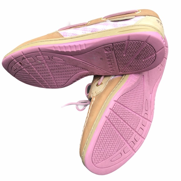 Sperry Top-Siders Pink and Tan like new!! - Picture 6 of 7